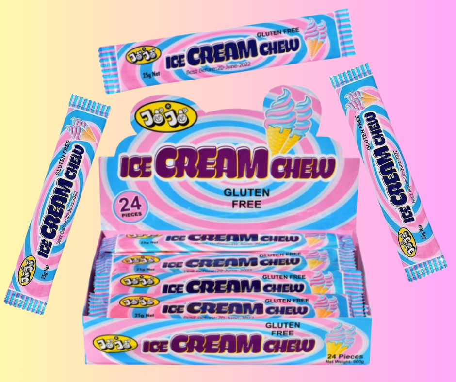 Jojo Ice-cream Chew Bar – Ticker Fairy’s Candy Bar