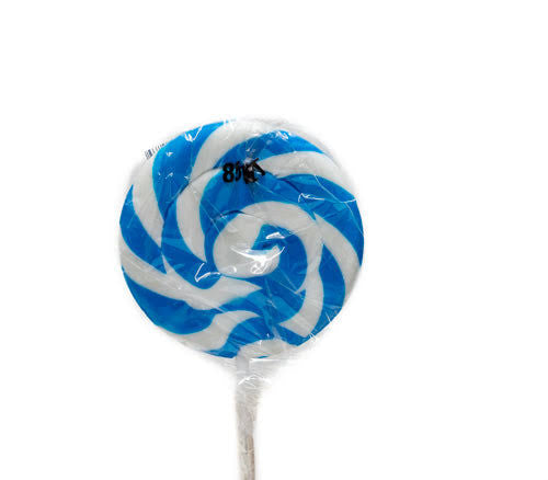 Mega Blue Swirl Lollipop